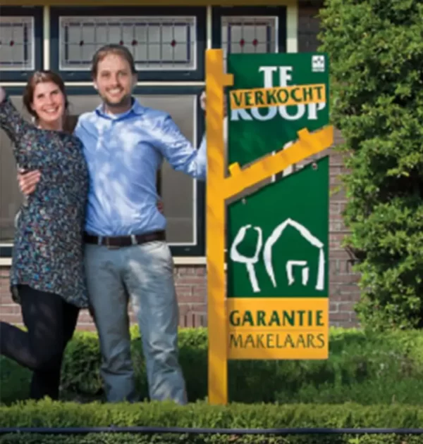 garantiemakelaars tuinbord makelaarsborden te koop bord