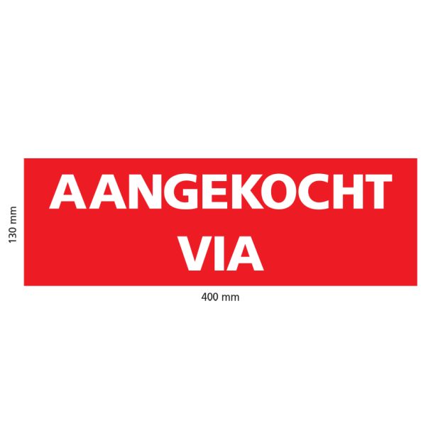 raam sticker aangekocht via makelaarsborden.nl