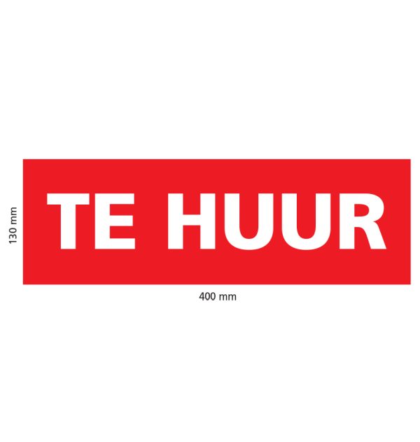 raam sticker te huur makelaarsborden.nl