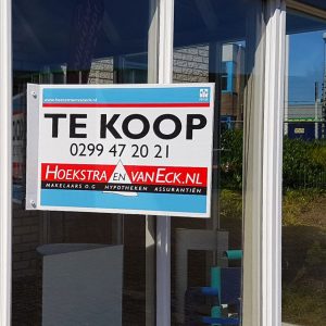 liggend v-bord raambord met 4 gaten voor zuignappen