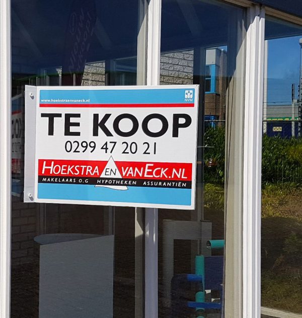 liggend v-bord raambord met 4 gaten voor zuignappen